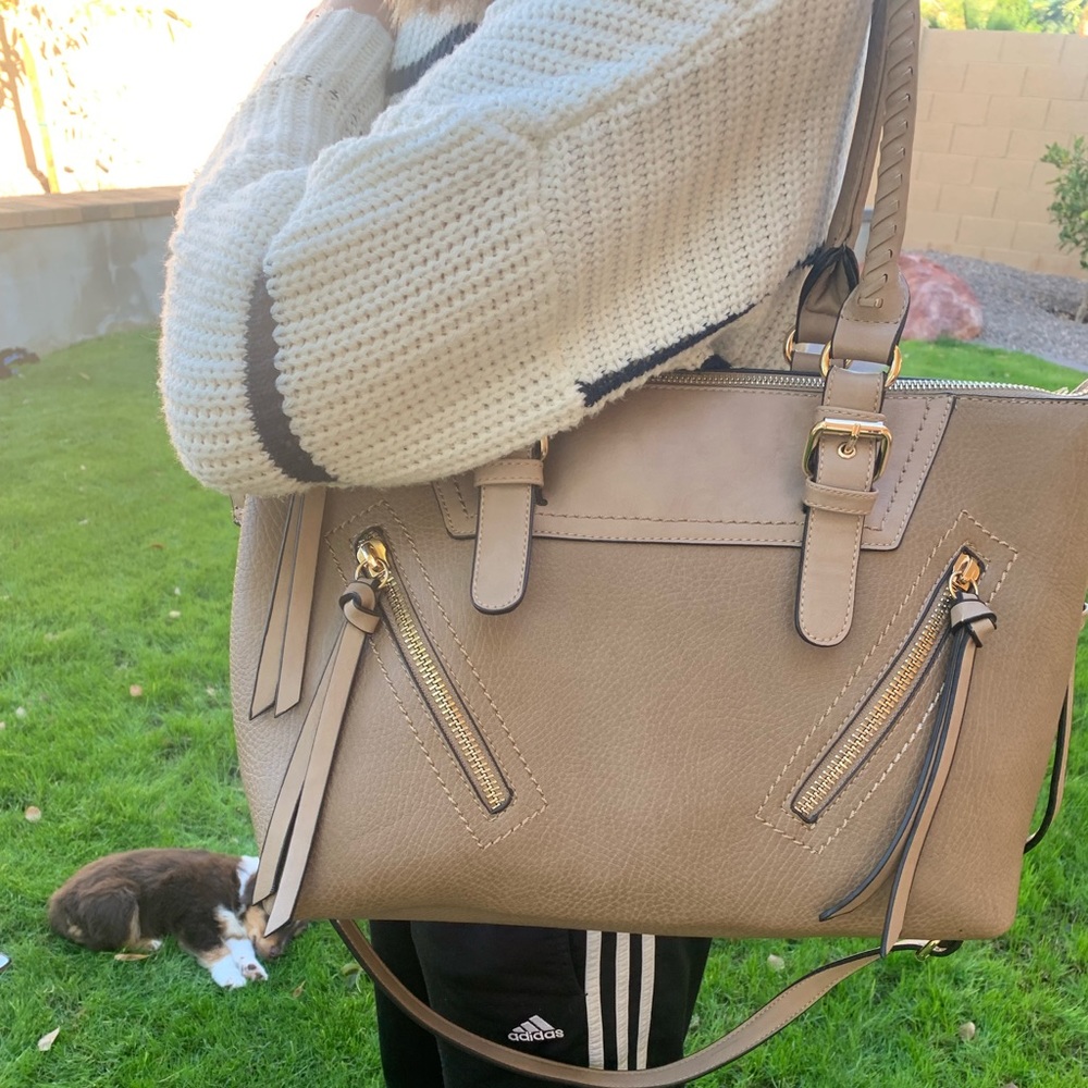 Sole Society tote with removable straps